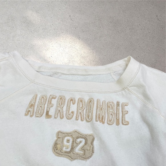 Vintage Y2K Abercrombie Wide Neck “92” Sweatshirt - Picture 5 of 7